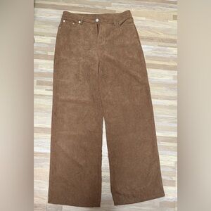 Gilli Tan Corduroy Wide Leg Pants